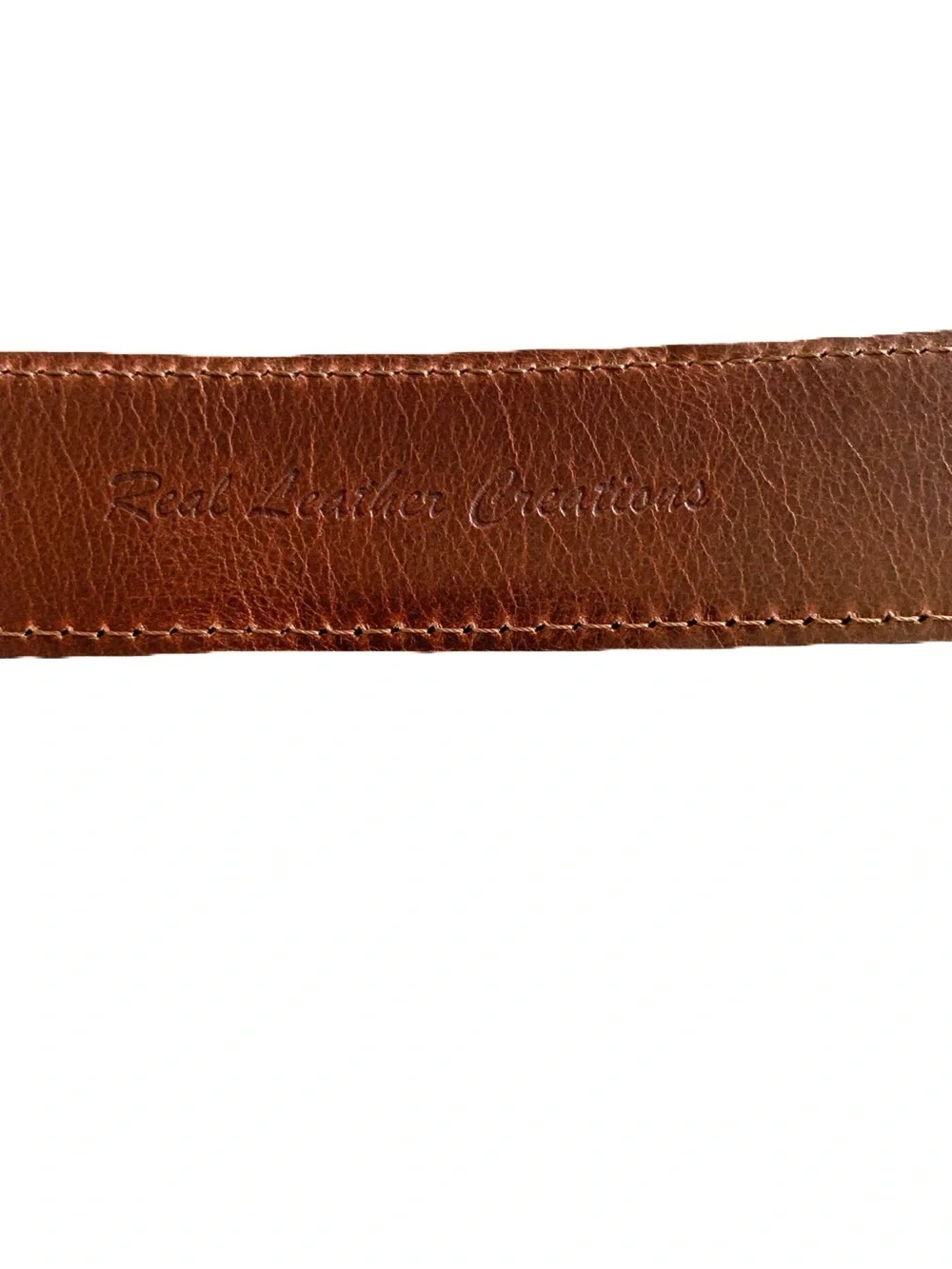 Men’s Black Distressed Rustic Alligator Leather Size 38 Belt Rugged Exotic USA